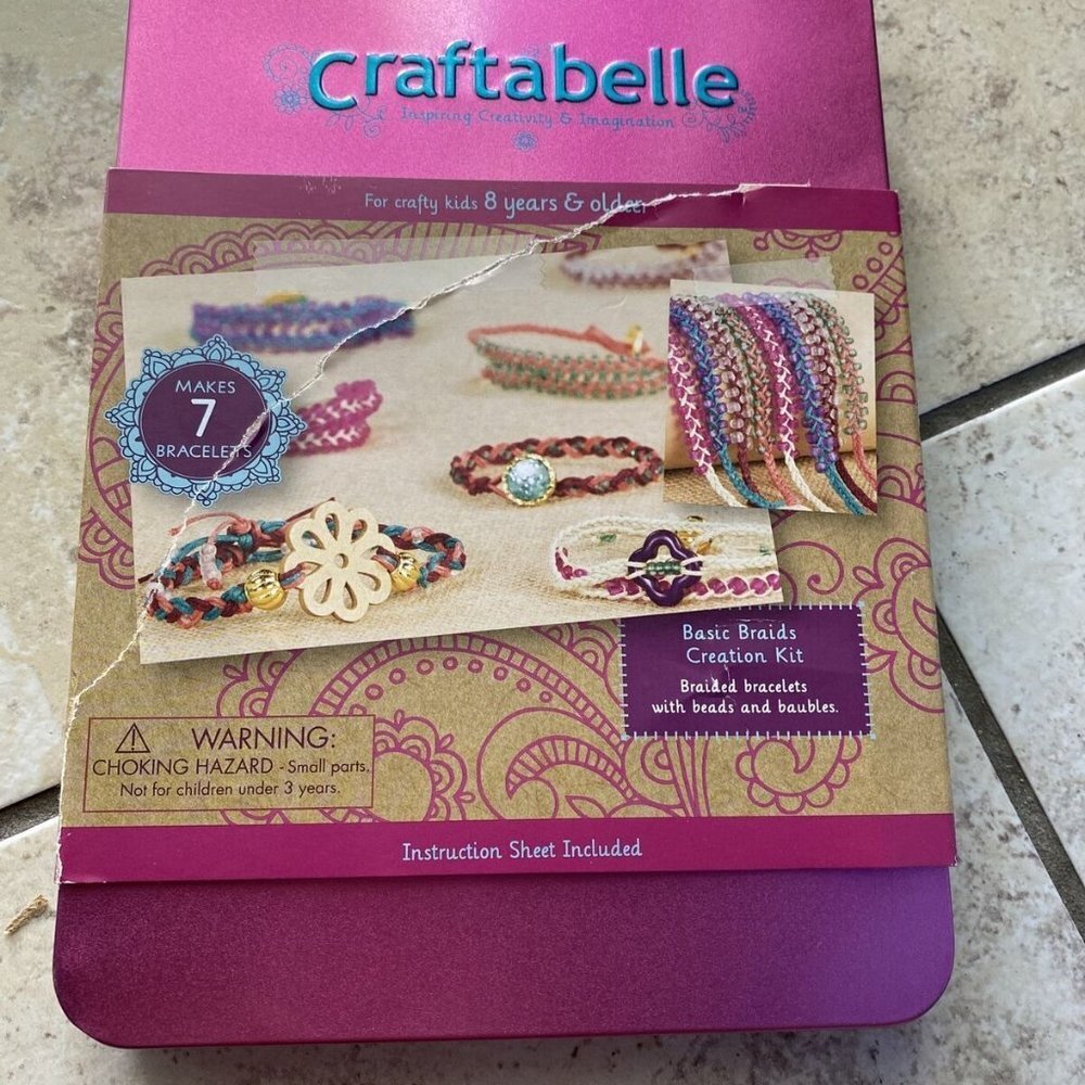Craftabelle‎ Inspiring Creativity & Imagination Boho Baubles Creation DIY Kit 8+